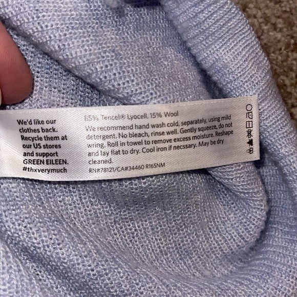 Eileen Fisher Sleeveless Tunic Sweater - size Large FF - Picture 5 of 5